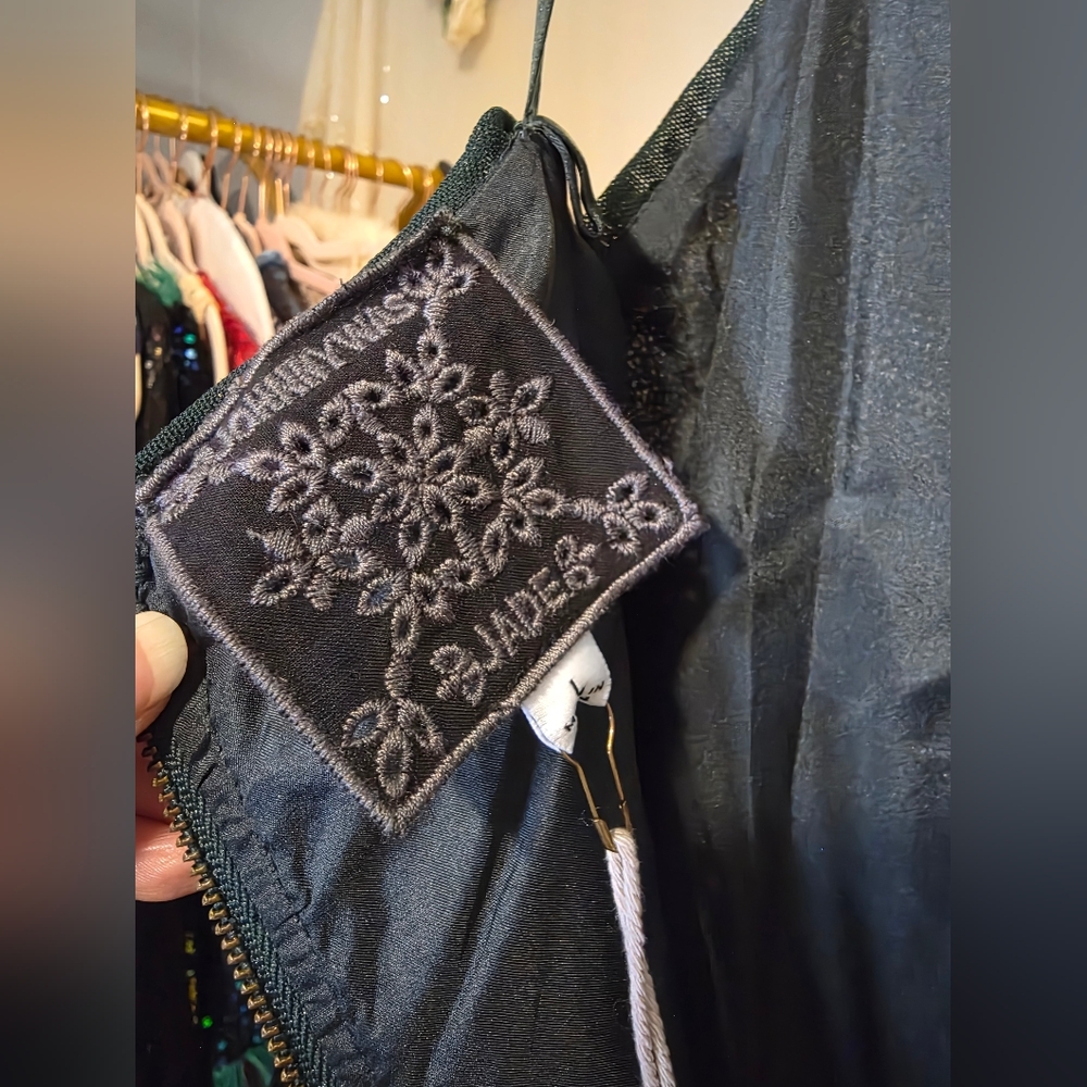 NWT Size L Johnny Was Love Gemini Sequin Spaghetti Strap Mini Dress - Picture 11 of 13